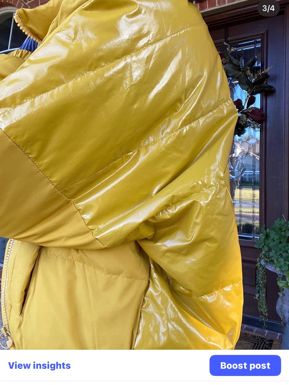 CAbi Puff Piece, Yellow, Size Large - Picture 5 of 9